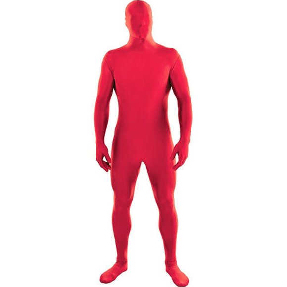 Adult Red Partysuit / Britney Spears Oops Outfit / Jumpsuit - Worn Once - Picture 1 of 8